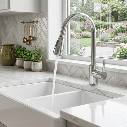 Pull down Kitchen Faucet - Chrome